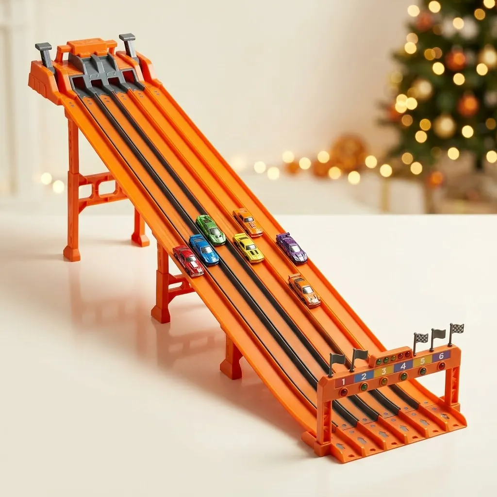 Hot Wheels Super 6-Lane Raceway (pista de 6 carriles) - Hot Wheels